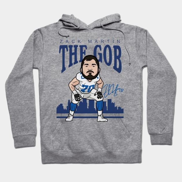 Zack Martin Dallas Gob Hoodie by MASTER_SHAOLIN